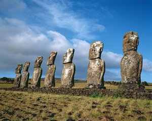 Monolithic Statues on Ahu Akivi